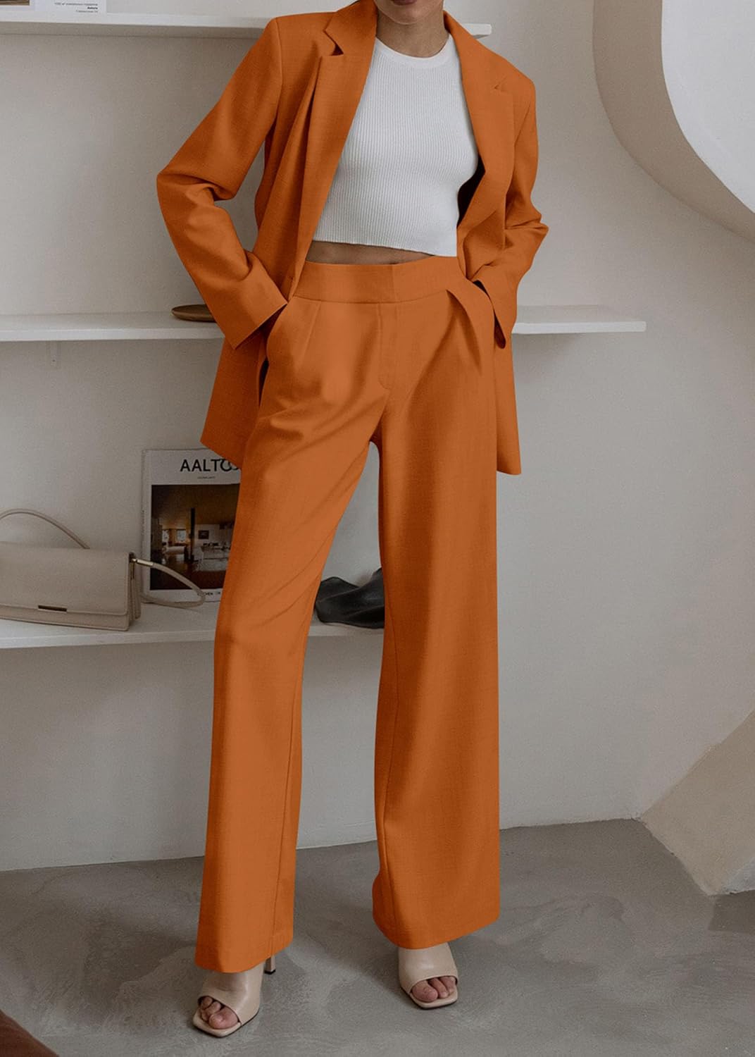 Stijlvolle Blazer en Pantalon Set - Mia