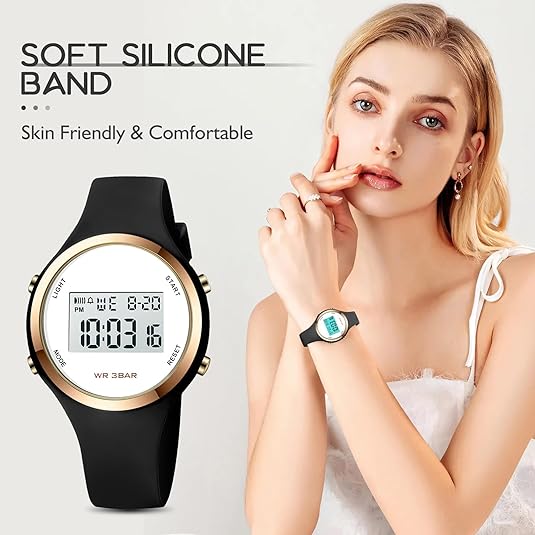 Waterdicht Digitale Dames Sporthorloge - Jessie