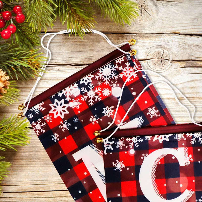 Kerstmis Deurhangers - KerstPlaid
