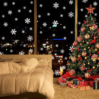 Sneeuwvlok Kerst Raamstickers - WinterGlow