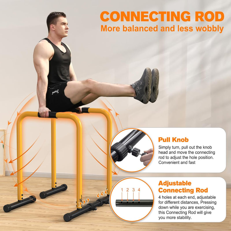 Zware Dip Station & Push-up Stand voor Thuisfitness