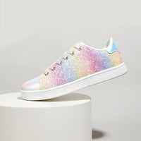 Sprankelende Lace-Up Mode Dames Sneakers - Xenia