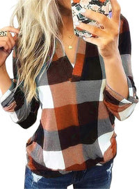 Stijlvolle Casual Geruite Damesblouse - Lara