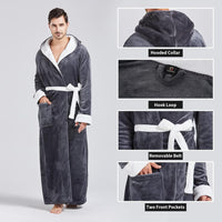 Comfortabele Flanellen Heren Badjas - James