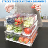 Stapelbare Koelkast Organizer Set van 10 - FridgeMaster