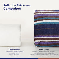 Comfortabele Flanellen Heren Badjas - James