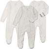 Baby Pyjama Met Voeten En Wanten - 3 Stuks