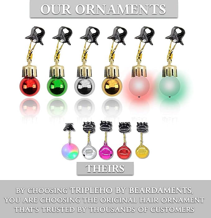 16-delige Verlichte Kerst Haarsieraden - TwinkleTresses