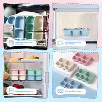 Bento Box Maaltijd Prep Containers - 4-Pack