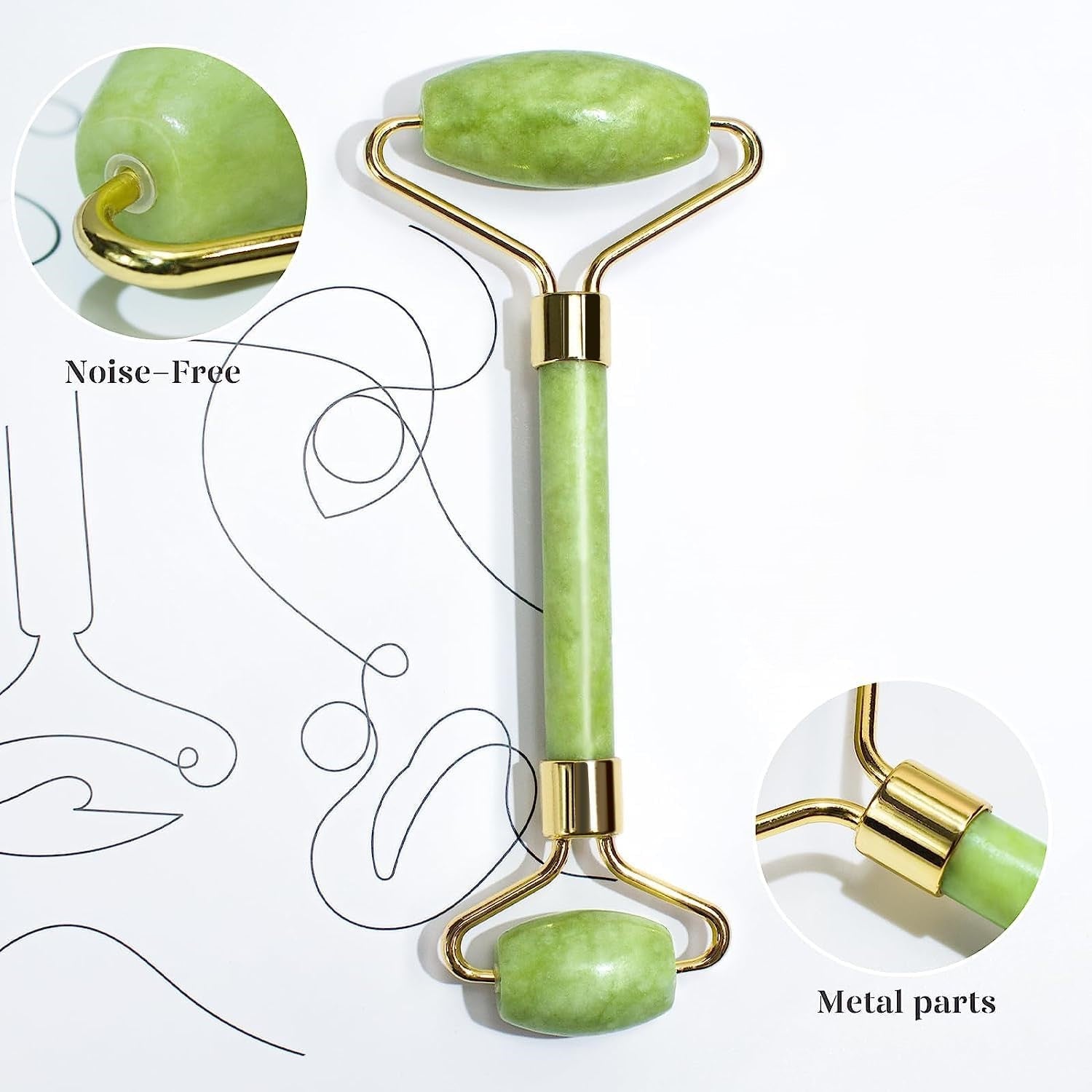 Instant Glow Gua Sha & Jade Roller Set