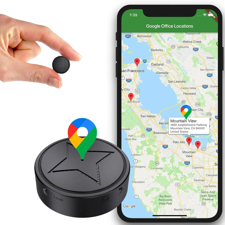 StealthTrack™ GPS Tracker met Sterke Magneet – Real-time Beveiliging Voor Auto, Scooter of Bagage