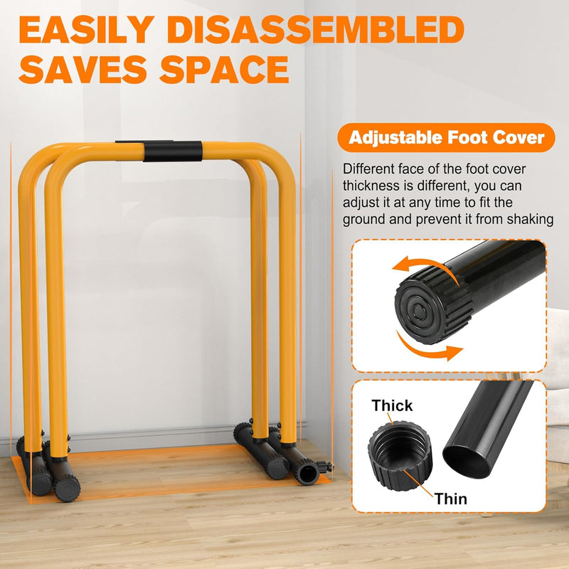 Zware Dip Station & Push-up Stand voor Thuisfitness