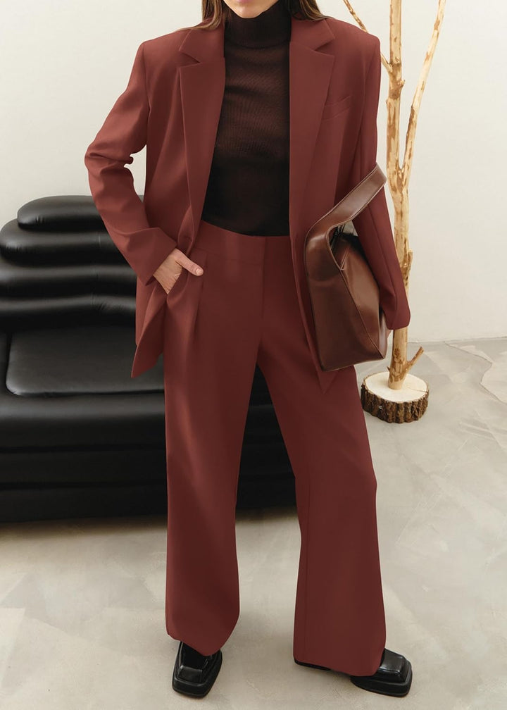 Stijlvolle Blazer en Pantalon Set - Mia