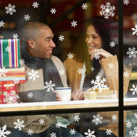 Sneeuwvlok Kerst Raamstickers - WinterGlow