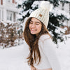 Comfortabele Winter Pom Beanie - Yvonne