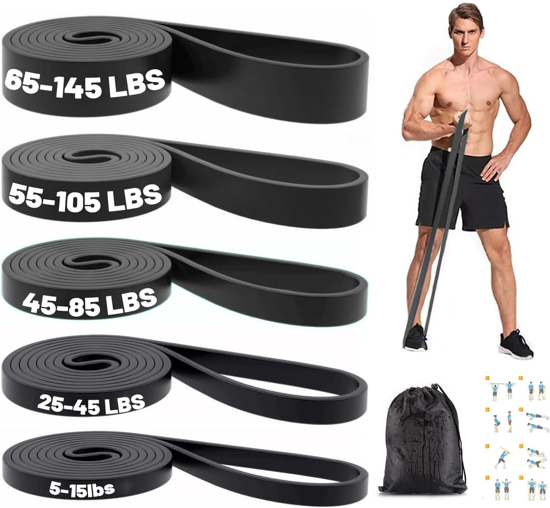 Weerstandsbanden Set voor Pull-Up Assistentie en Workouts