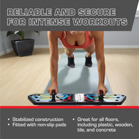 Vouwbare Push-Up Board met Kleurgecodeerde Combinatieposities
