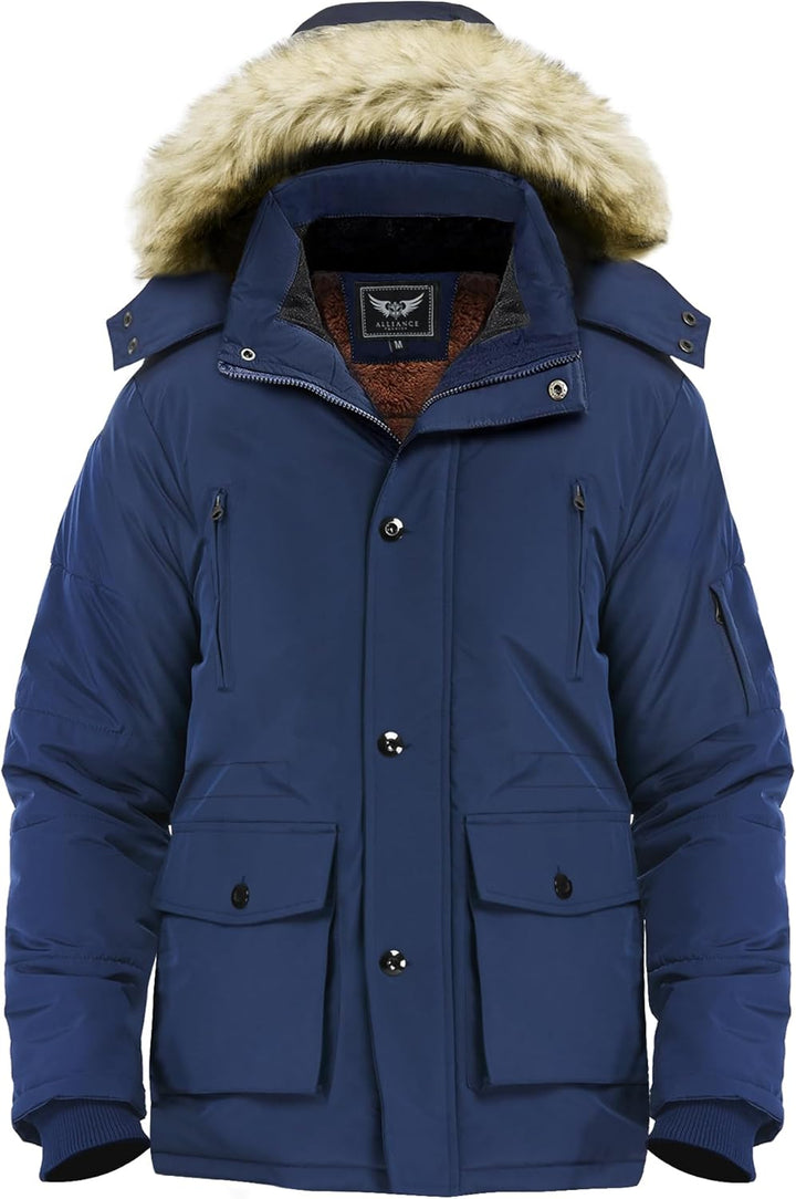 Winterjas met Afneembare Capuchon voor Heren - Gabriel