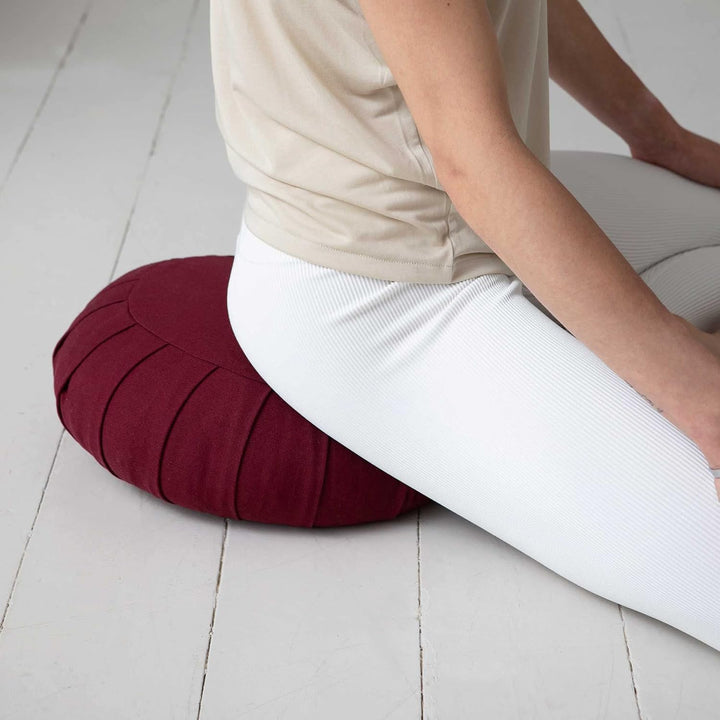 Meditatiekussen van Organic Cotton met Boekweit Hulls