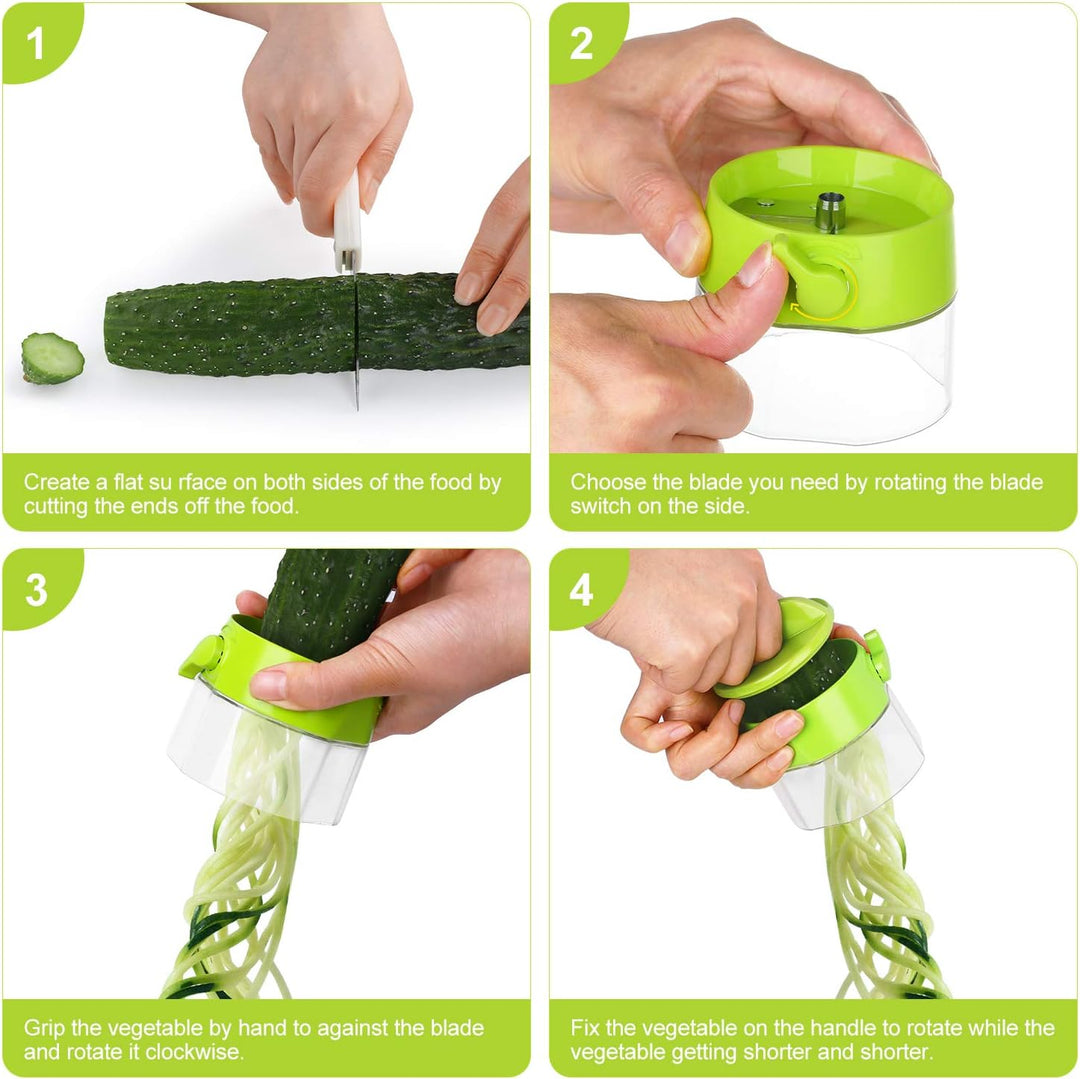 4-in-1 Zoodle Maker – Groente Spiraalsnijder