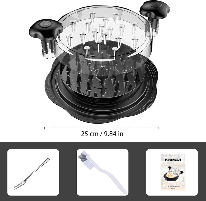 Ergonomiczny rozdrabniacz mięsa