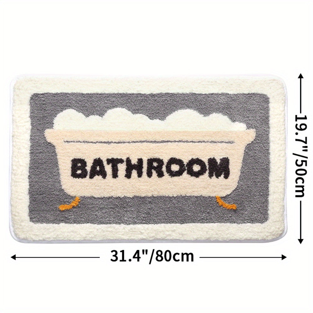 Superabsorberende Antislip Mat voor Badkamer en Toilet - Milo