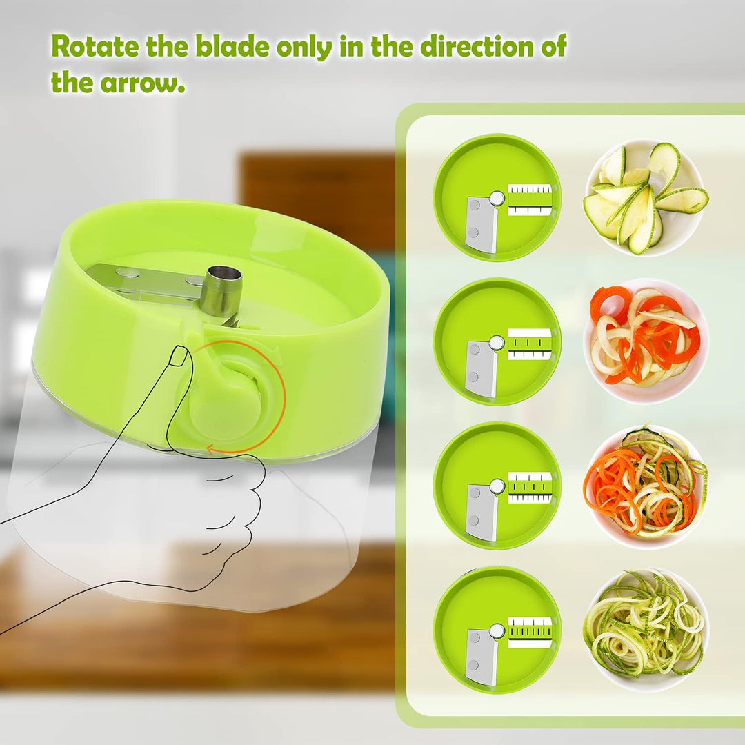 4-in-1 Zoodle Maker – Groente Spiraalsnijder