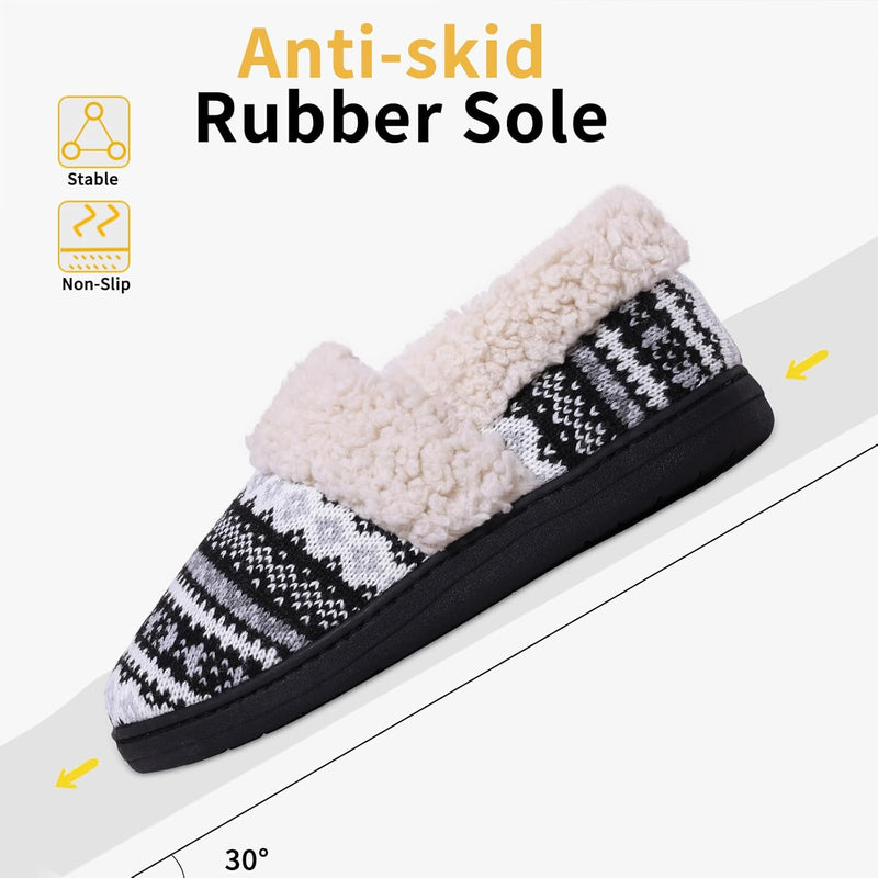 Winterse Gebreide Pantoffels - CozyCloud