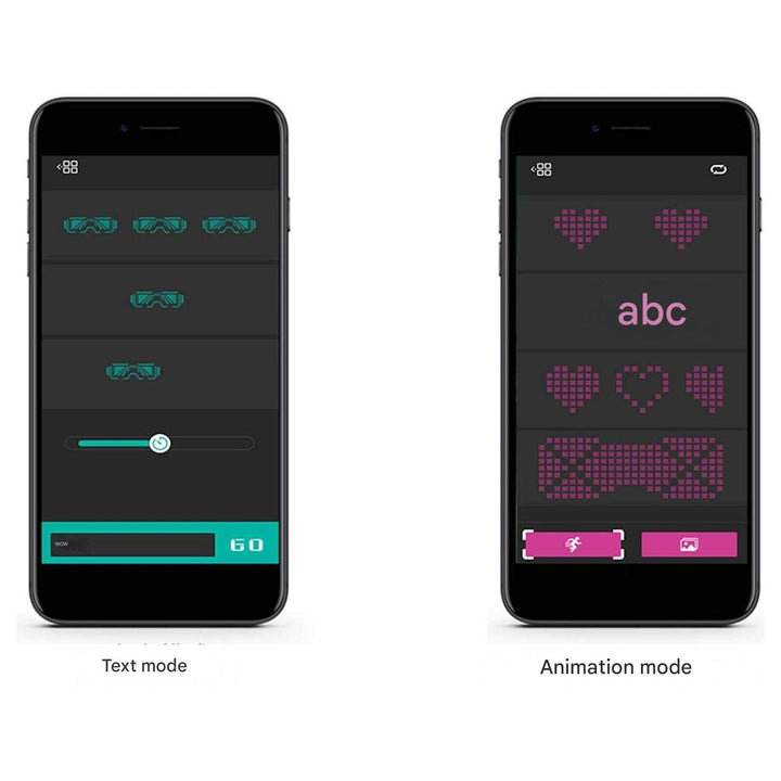 App-Programmeerbare LED Feestbril - GlowBeat