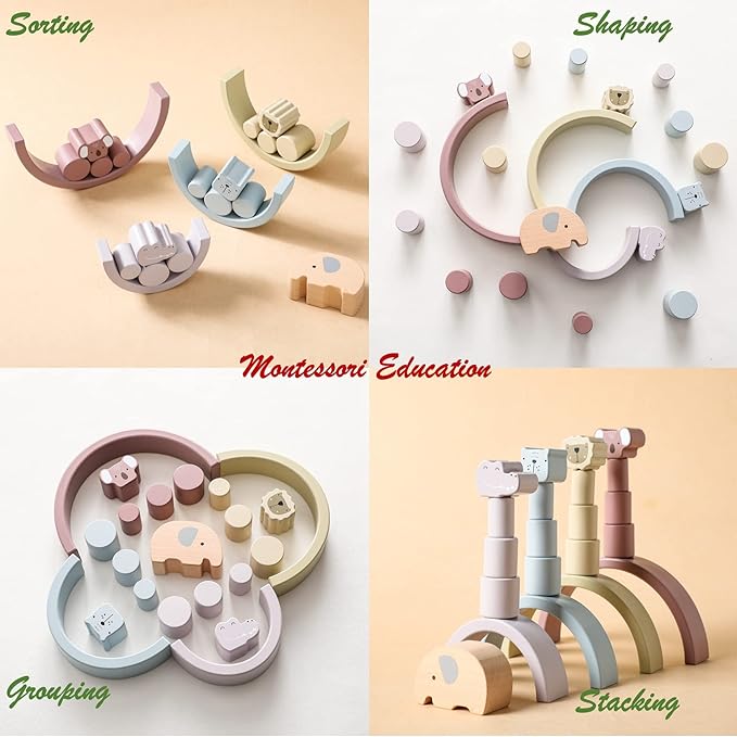 Montessori Houten Speelset – Buildoro