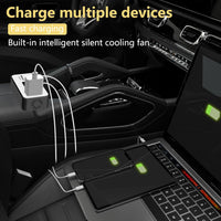 200W Auto Omvormer – DC 12V naar 220V AC Met USB-C & Snellader