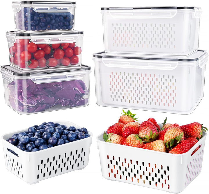 5-delige Grote Voedselopbergset - FreshKeeper