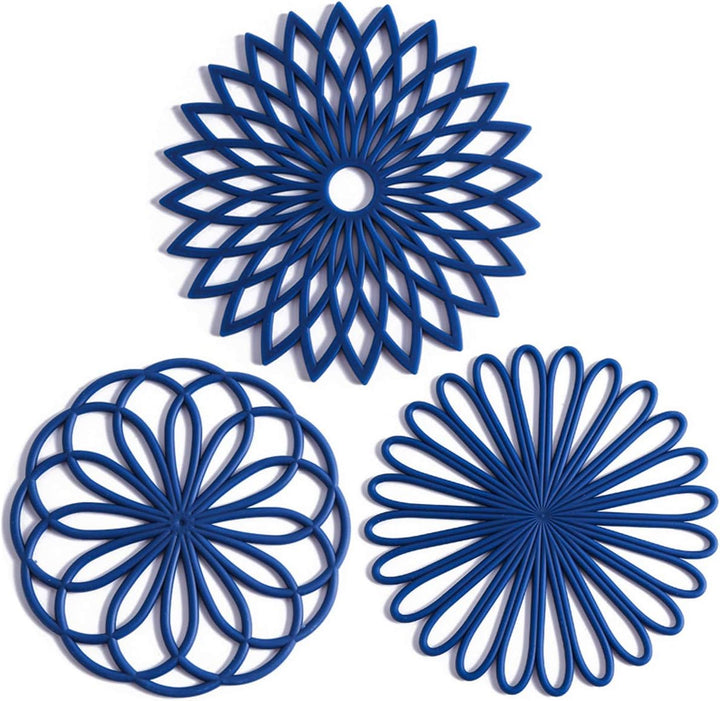 Set van 3 Siliconen Onderzetters: Hittebestendige Warmte Pads
