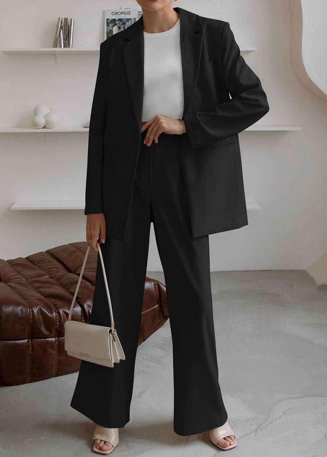 Stijlvolle Blazer en Pantalon Set - Mia