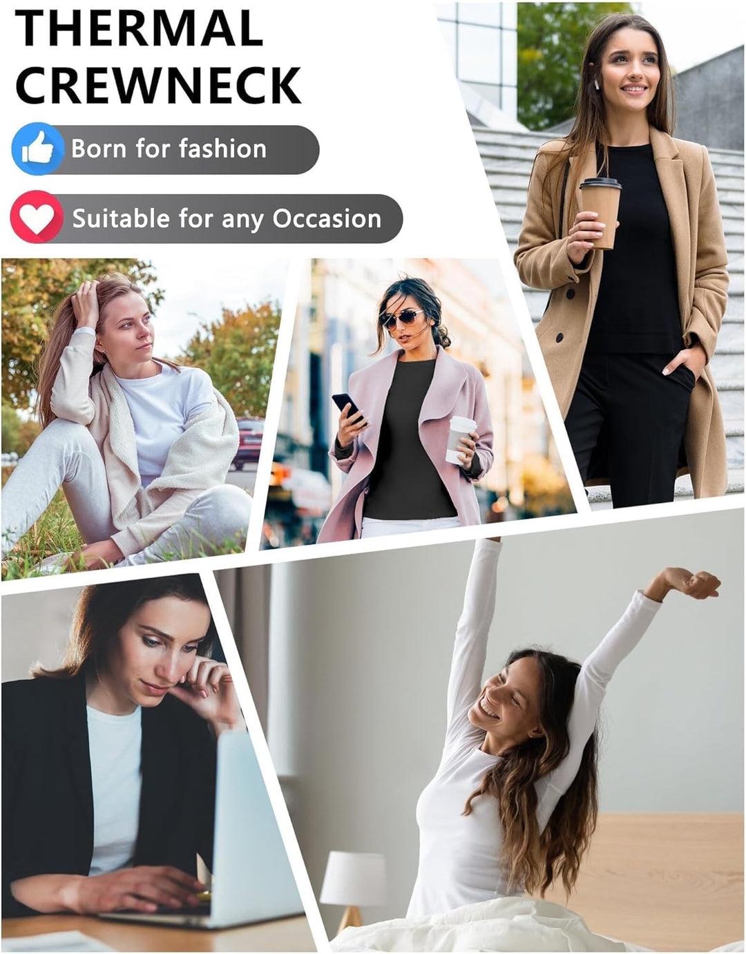 Thermoshirts voor Vrouwen - Luna (4-pack)