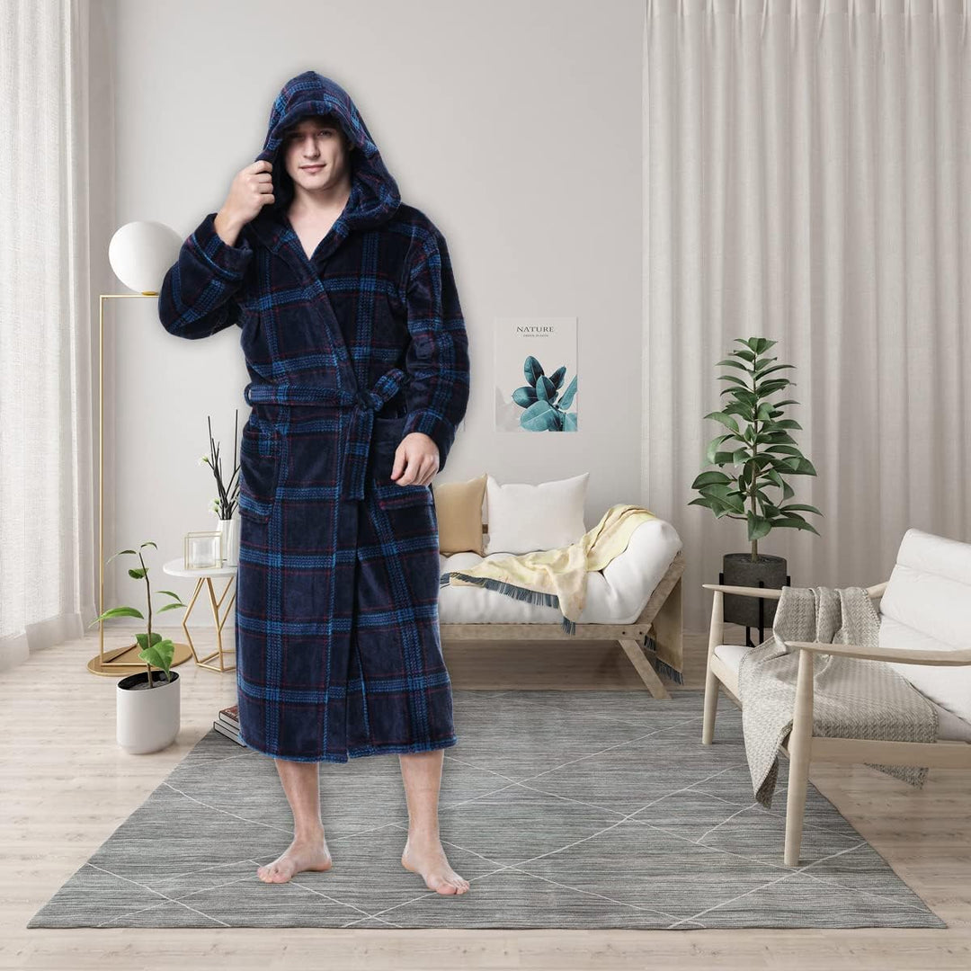 Luxe Heren Badjas met Capuchon - Lars