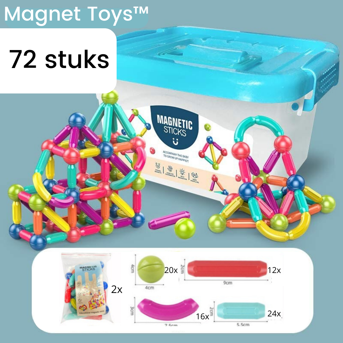 Magnetische Bouwstenen - MagnaMaster