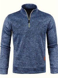 Heren Pullover met Halsrits voor Herfst & Winter – Matteo