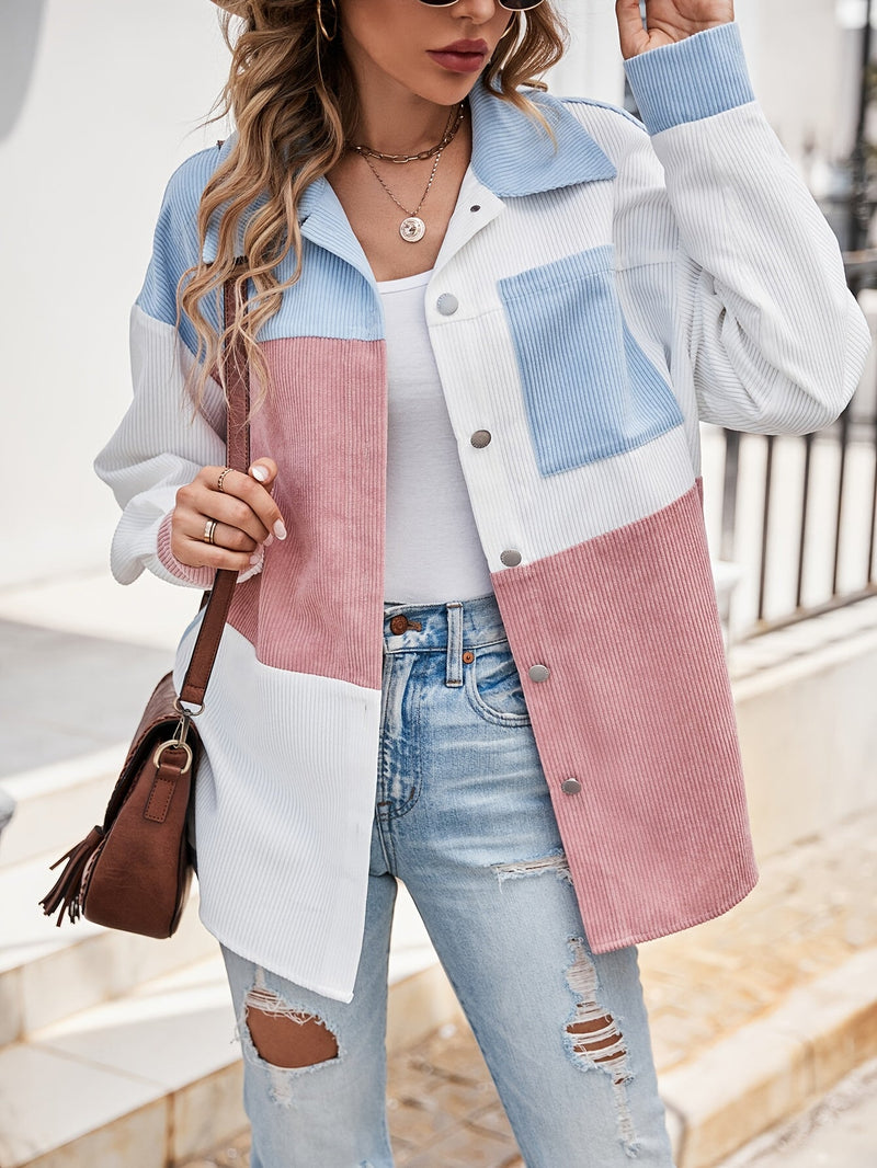 Kleurvolle Blouse met Knoopsluiting - Lina