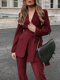 Dames Blazer met Riem – Valeria