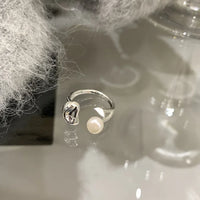 Parelboon Verstelbare Ring - Elin