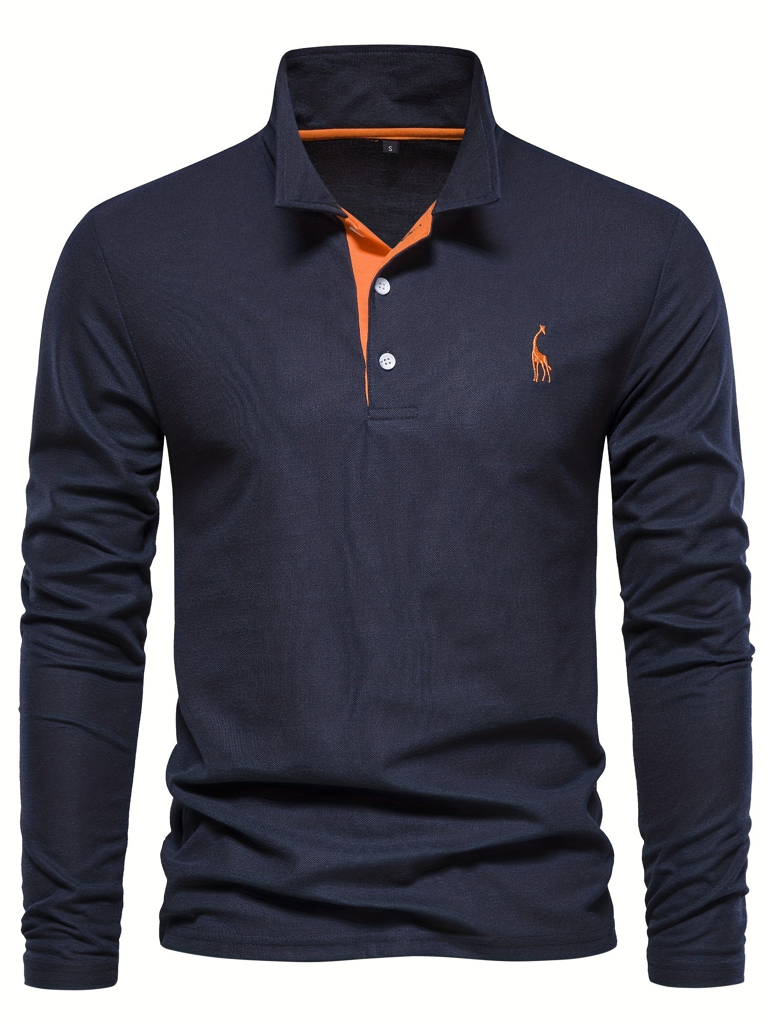 Comfortabele Heren Polo met Lange Mouwen