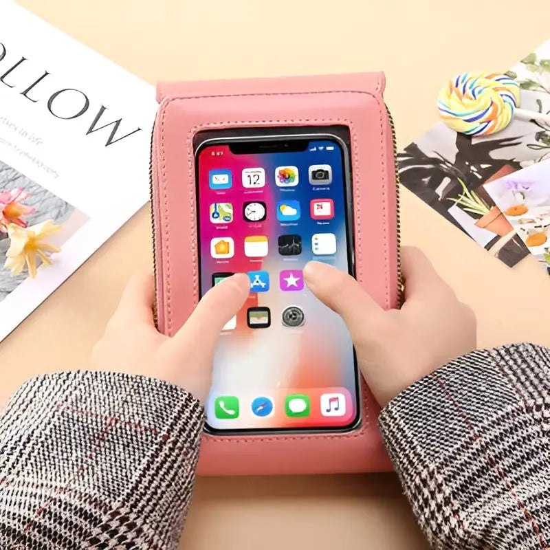 Modna skórzana damska torba na ramię antykradzieżowa - SecureStyle