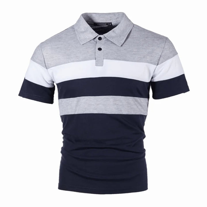 Vardi Dante™ Abel Plus Size Polo | Gestreept & Stijlvol