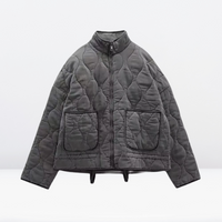 Gewatteerde Damesjas met Koord en Rits – Lorena