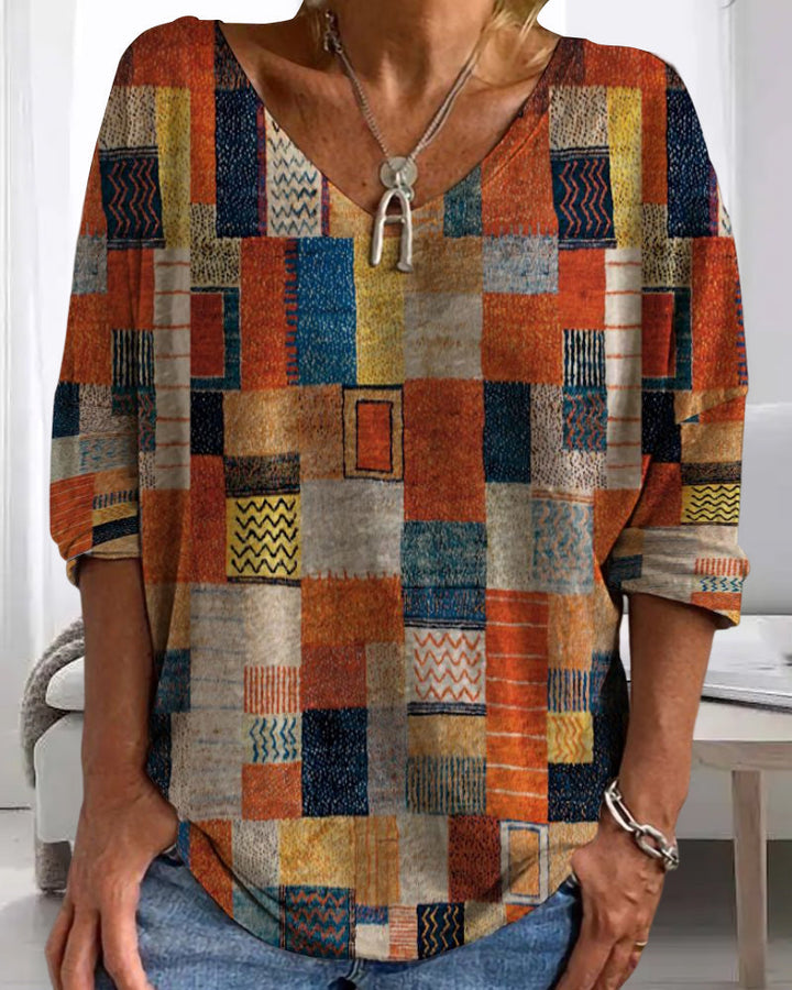 Losvallende Katoenen Dames Top – Amira
