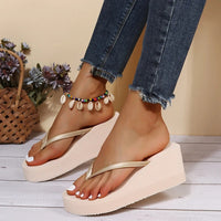Dames Plateau Teenslippers - Riviera