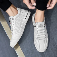 Heren Sneaker van Geperforeerd Leer met Lichtgewicht Constructie – Ethan