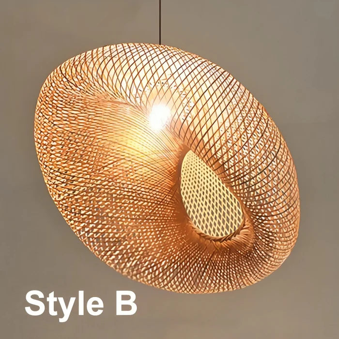 Trendy Rotan Hanglamp - NaturGlow