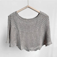 Dames IJszijden Sjaal met Brei & UV-bescherming – Amira